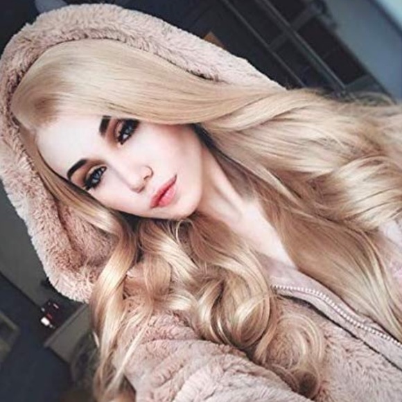 ?TISHA 24” HONEY BLONDE LACE FRONT Wavy Wig *NWT* main image 4